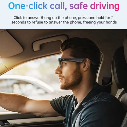 Bluetooth AI Smart Glasses with Voice Recording