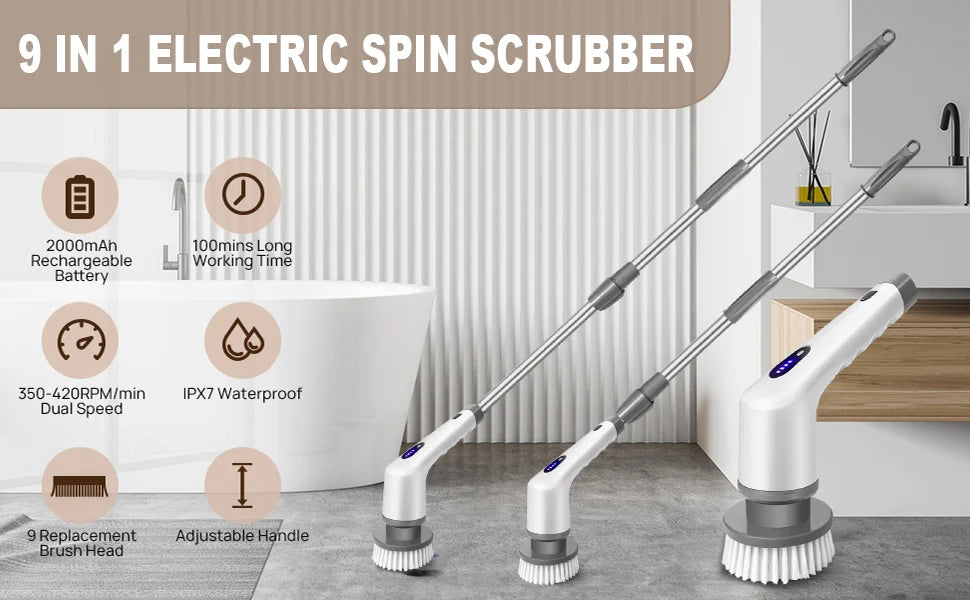 Electric Rotary Cleaning Brush