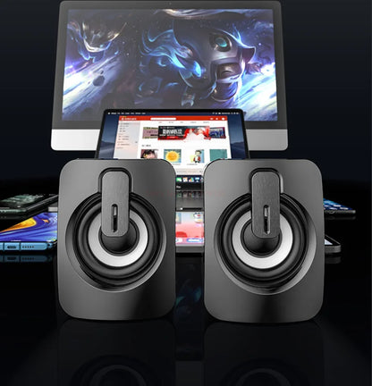 USB Stereo Computer Speakers with Microphone