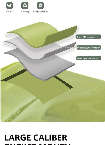 8L Foldable Food-Grade Water Storage Bag for Camping, Hiking & Travel