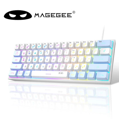60% RGB Gaming Keyboard, 61 Key Mechanical Feel