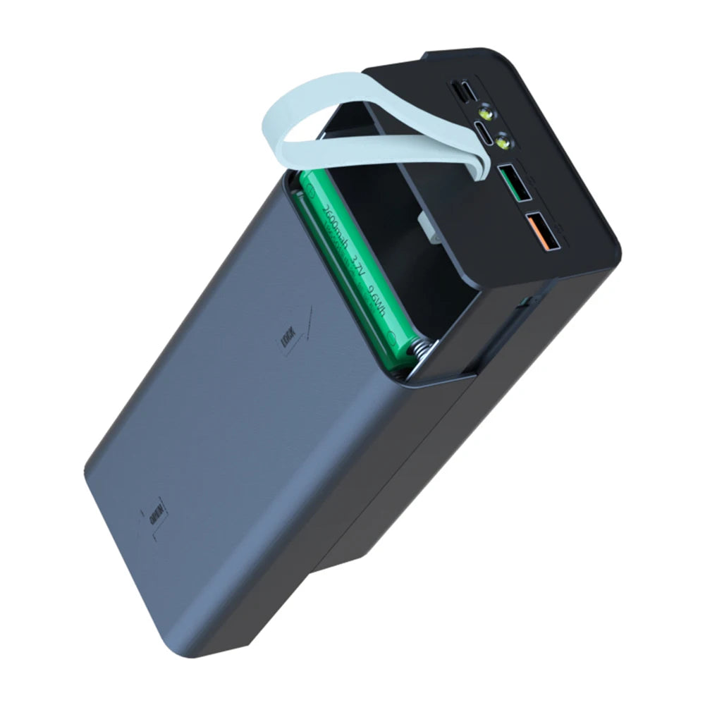 Portable Power Bank with Wireless Charging & LED Display