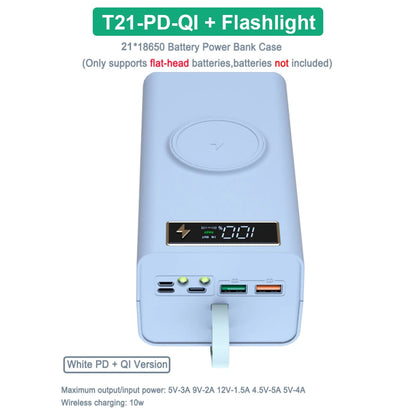 Portable Power Bank with Wireless Charging & LED Display