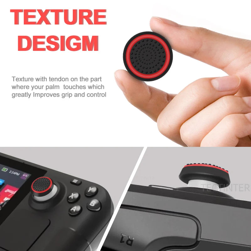 Silicone Thumb Grips for PS5, PS4 & Xbox Controllers