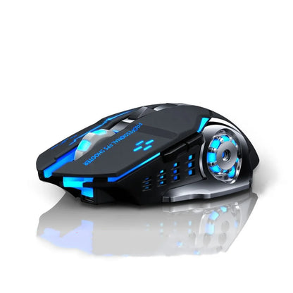 Rechargeable Wireless Gaming Mouse, Bluetooth & 2.4G Silent RGB