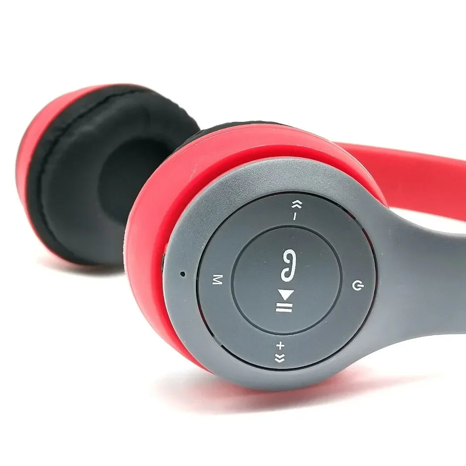 P47 Wireless Bluetooth Headphones with Mic & HiFi Bass