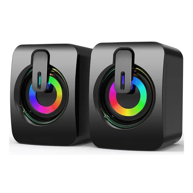 USB Stereo Computer Speakers with Microphone
