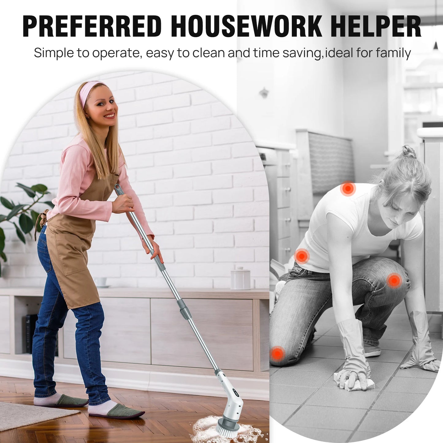 Electric Rotary Cleaning Brush