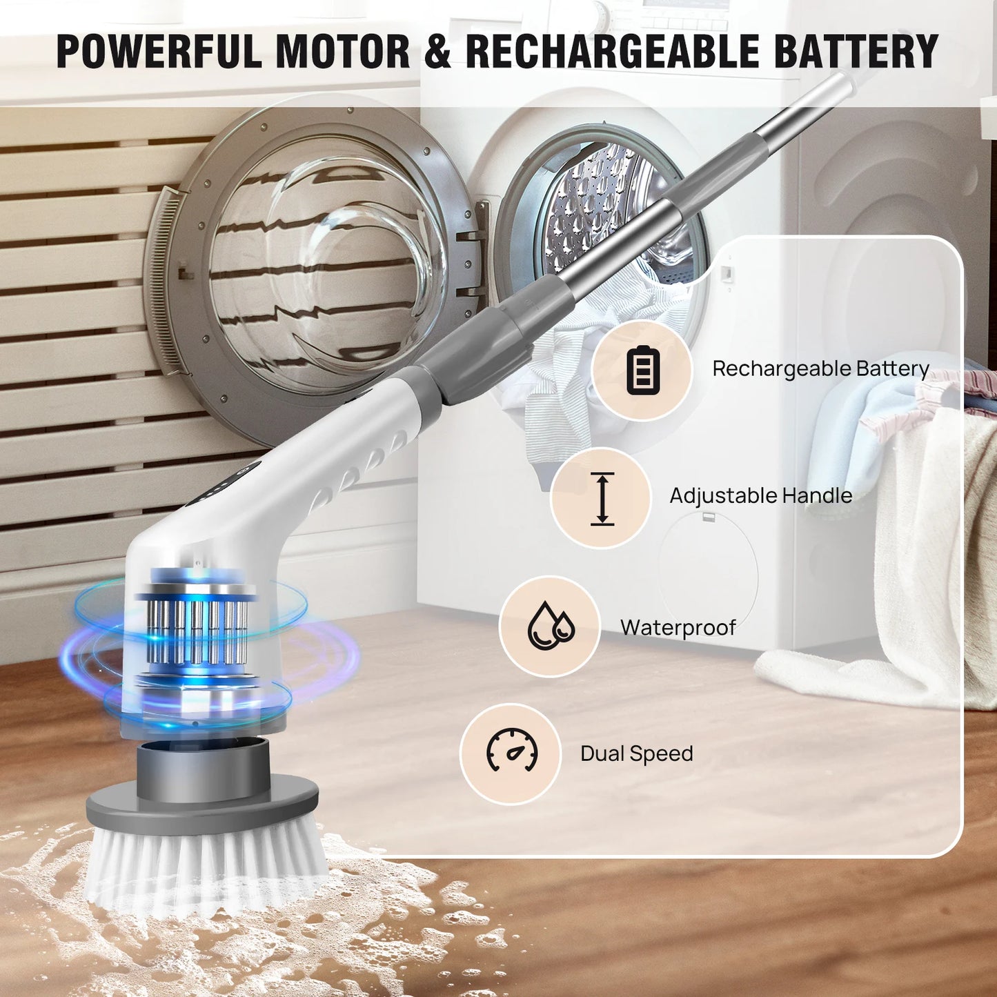 Electric Rotary Cleaning Brush