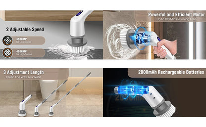 Electric Rotary Cleaning Brush