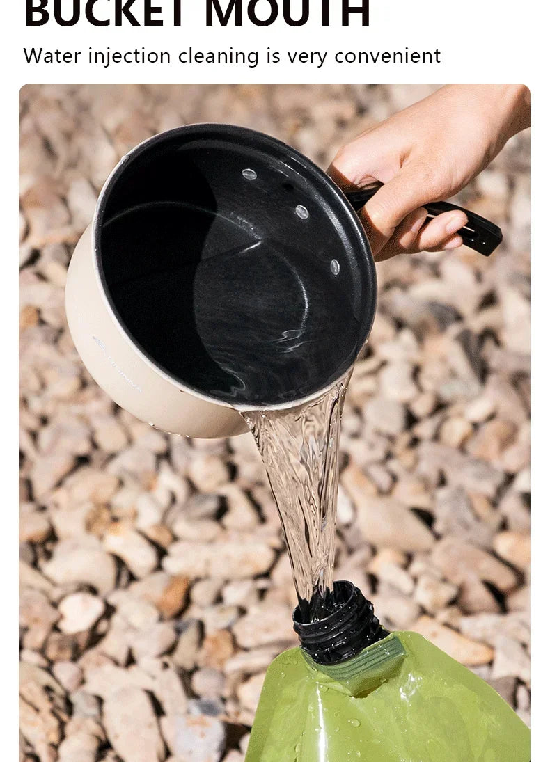 8L Foldable Food-Grade Water Storage Bag for Camping, Hiking & Travel