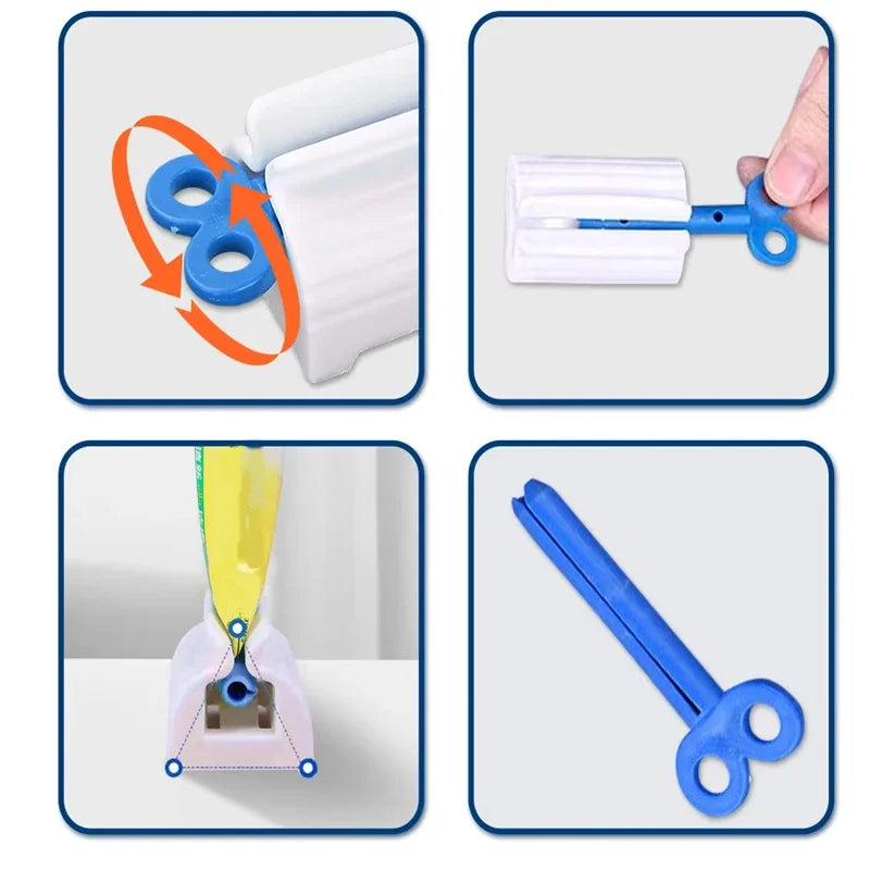 Toothpaste Tube Squeezer – No-Waste Roller Dispenser