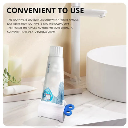 Toothpaste Tube Squeezer – No-Waste Roller Dispenser