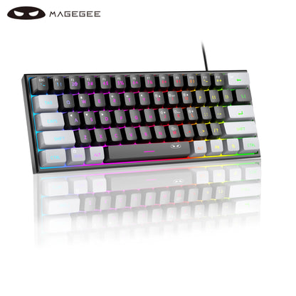 60% RGB Gaming Keyboard, 61 Key Mechanical Feel
