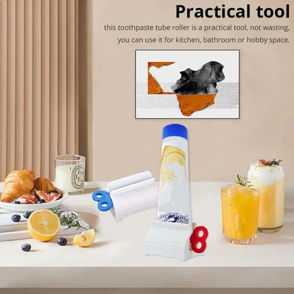 Toothpaste Tube Squeezer – No-Waste Roller Dispenser