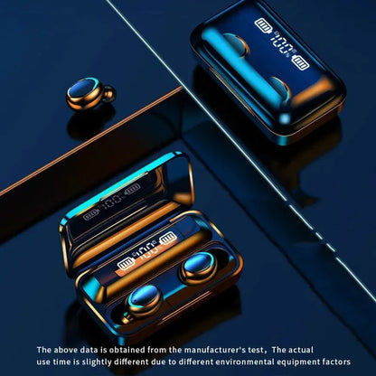 F9 TWS Wireless Bluetooth Earbuds with LED Display