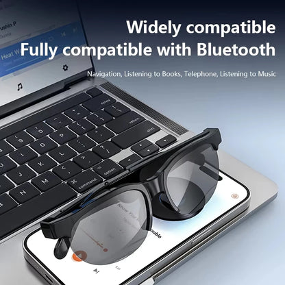 Bluetooth AI Smart Glasses with Voice Recording