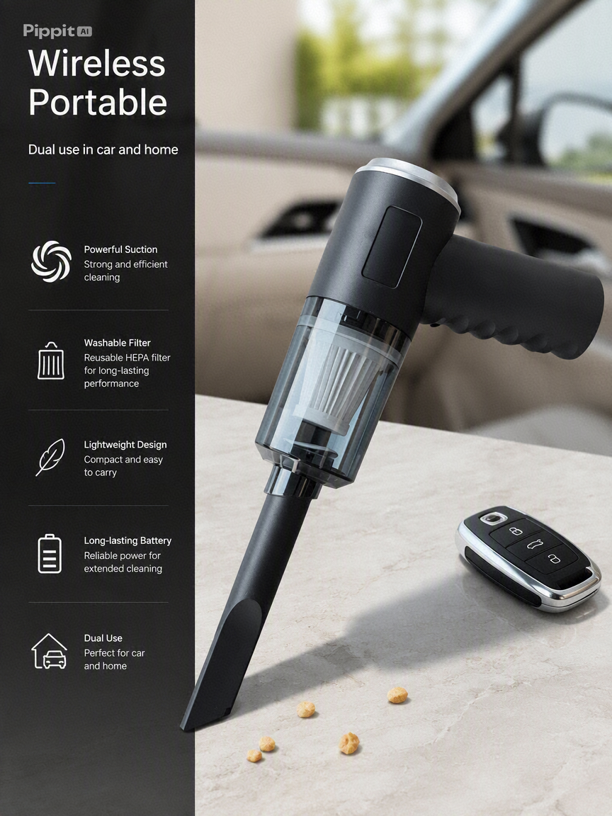 VacGo Cordless Car Vacuum