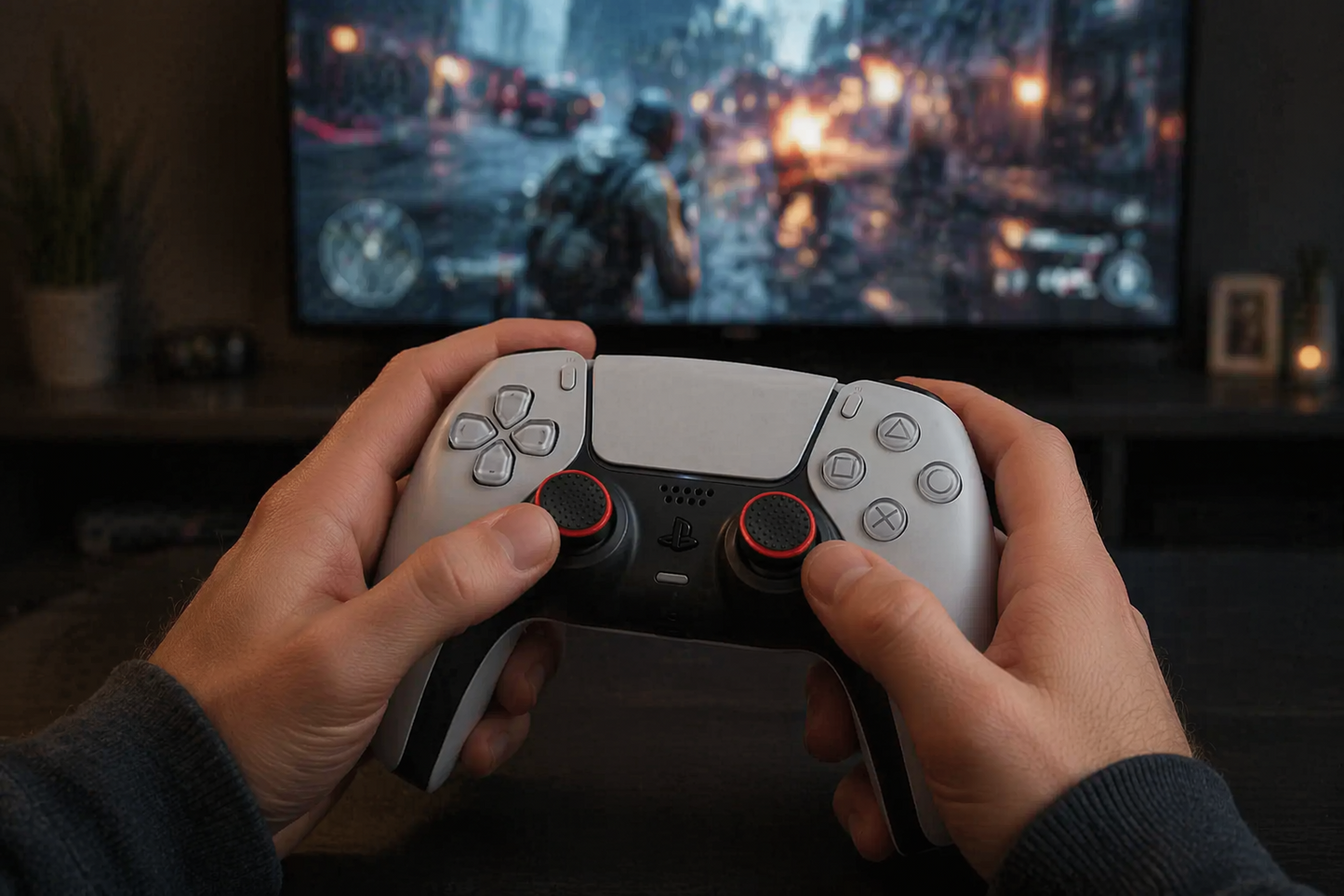 Silicone Thumb Grips for PS5, PS4 & Xbox Controllers