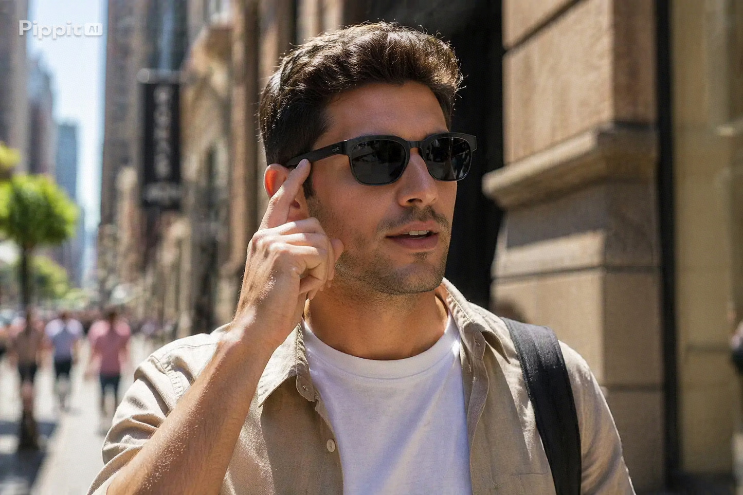 Bluetooth AI Smart Glasses with Voice Recording